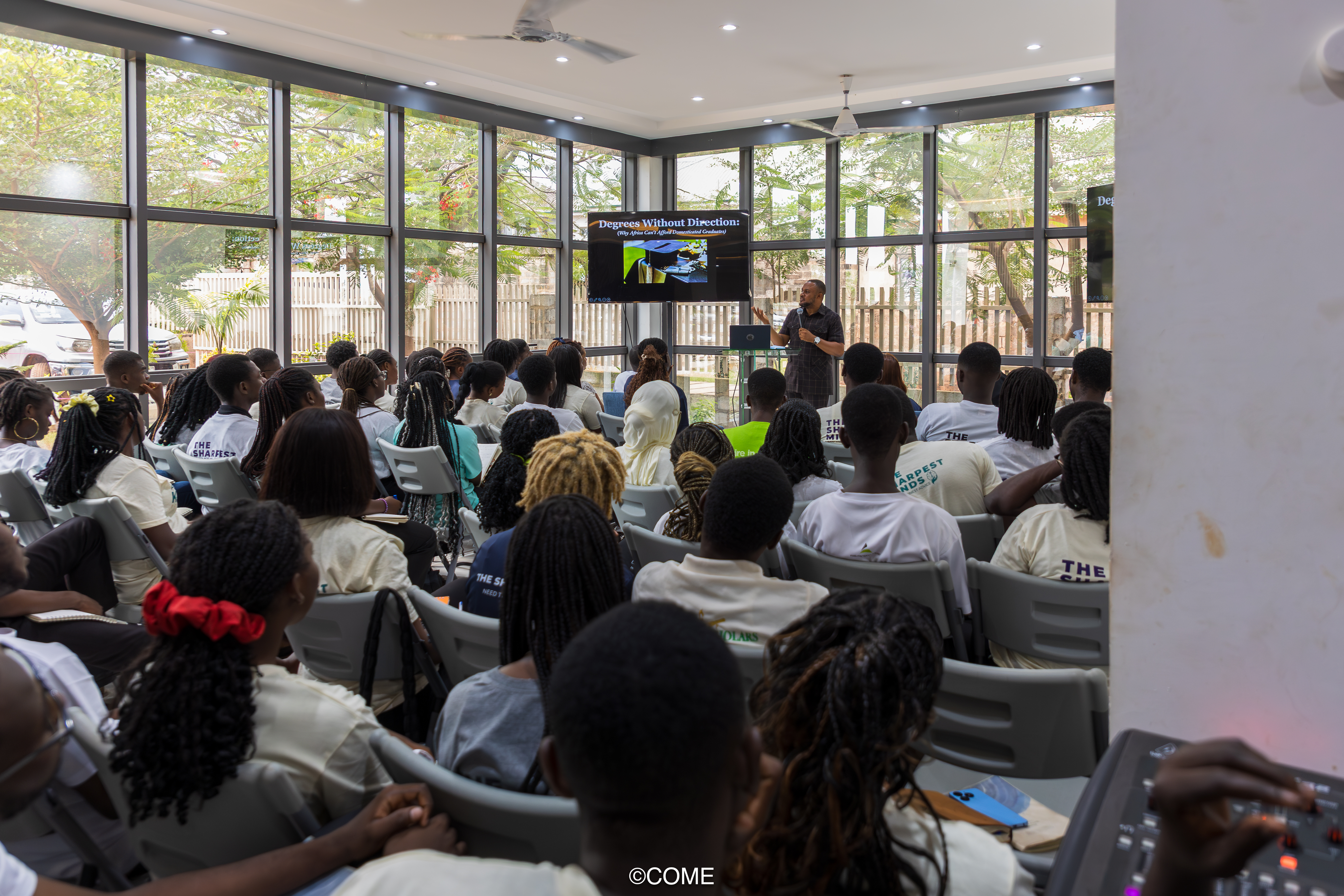 Presentation at an early COME session
