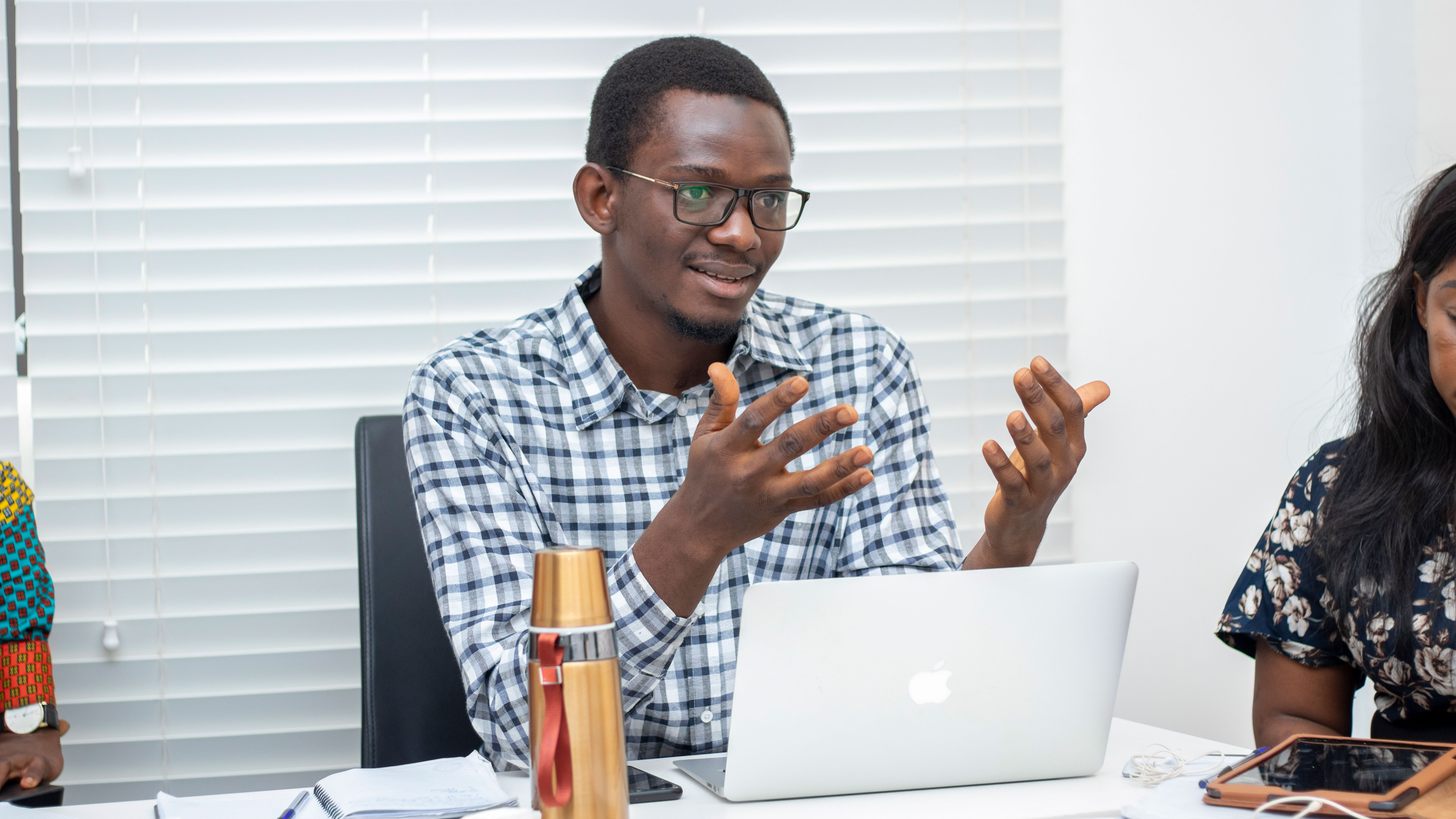 Training session with facilitator and participants at ACEP.