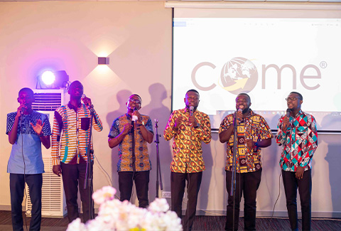 The Manifeest Acapella Group at COME Launch